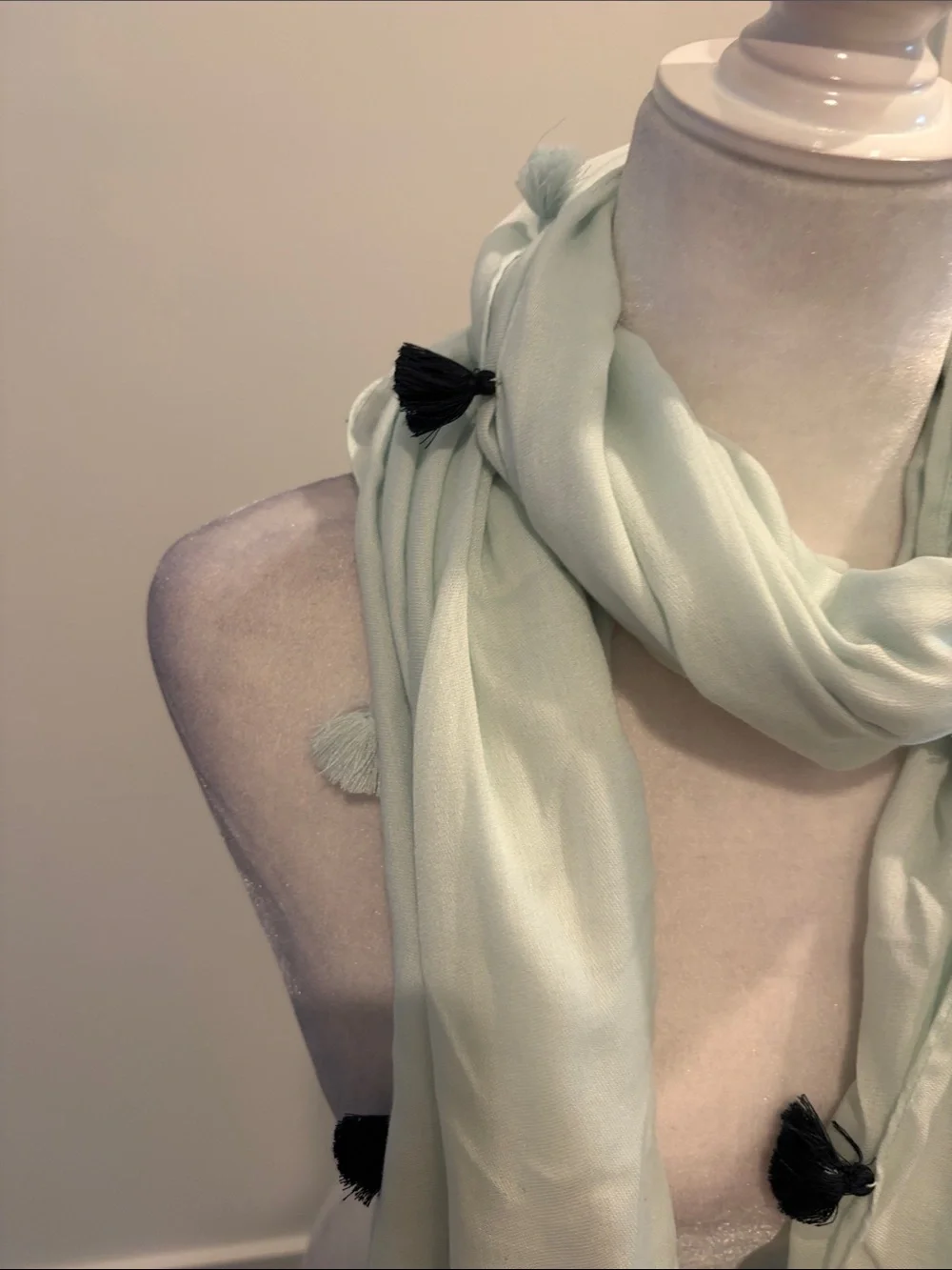 JCrew Factory Lightweight Scarf with Tassels